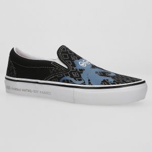 Vans Krooked By Natas For Ray Skate Slip-Ons rood
