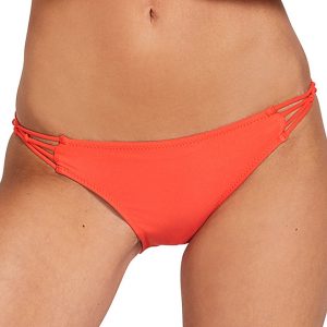 Volcom Simply Solid Full Bikini Bottom oranje